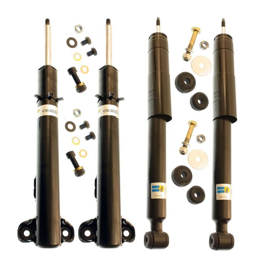 Mercedes Suspension Strut and Shock Absorber Assembly Kit - Front and Rear (Without Self Leveling Suspension) (B4 OE Replacement) 1293260300 - Bilstein 3800159KIT